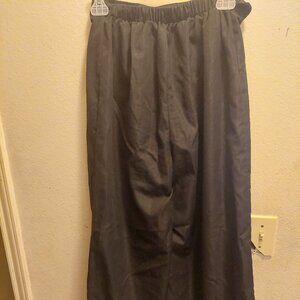 Hand Made Wide Leg Black Trousers